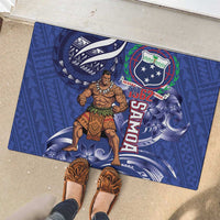 Samoa Independence Day Rubber Doormat 1962 Proud Samoan Warrior