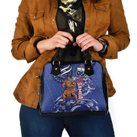 Samoa Independence Day Shoulder Handbag 1962 Proud Samoan Warrior LT14 - Polynesian Pride