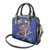 Samoa Independence Day Shoulder Handbag 1962 Proud Samoan Warrior LT14 - Polynesian Pride
