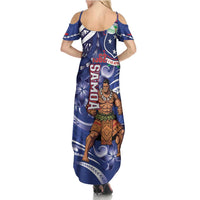 Samoa Independence Day Summer Maxi Dress 1962 Proud Samoan Warrior LT14 - Polynesian Pride