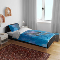 Paikea New Zealand Matariki Bedding Set Humpback Whale Taniko Motifs Ocean Vibes LT14 - Polynesian Pride
