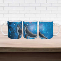 Paikea New Zealand Matariki Ceramic Mug Humpback Whale Taniko Motifs Ocean Vibes LT14 - Polynesian Pride