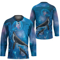 Paikea New Zealand Matariki Hockey Jersey Humpback Whale Taniko Motifs Ocean Vibes LT14 - Polynesian Pride