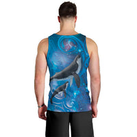 Paikea New Zealand Matariki Men Tank Top Humpback Whale Taniko Motifs Ocean Vibes LT14 - Polynesian Pride