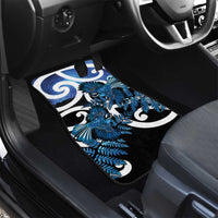 Piwakawaka New Zealand Matariki Car Mats Maori New Year Silver Fern Blue Galaxy LT14 - Polynesian Pride