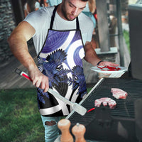 Piwakawaka New Zealand Matariki Apron Maori New Year Silver Fern Purple Galaxy LT14 - Polynesian Pride