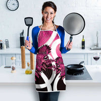 Piwakawaka New Zealand Matariki Apron Maori New Year Silver Fern Pink Galaxy LT14 - Polynesian Pride