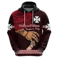 Custom Father Day Wallis and Futuna Hoodie I Love You Dad LT14 - Polynesian Pride