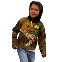 Polynesian Pride Father Day New Caledonia Kid Hoodie I Love You Dad LT14 - Polynesian Pride