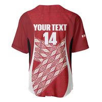 Tonga Rugby Custom Baseball Jersey Go ʻIkale Tahi Go Tongan Tapa Cloth