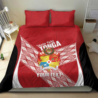Tonga Rugby Custom Bedding Set Go ʻIkale Tahi Go Tongan Tapa Cloth LT14 - Polynesian Pride