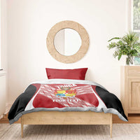 Tonga Rugby Custom Bedding Set Go ʻIkale Tahi Go Tongan Tapa Cloth LT14 - Polynesian Pride