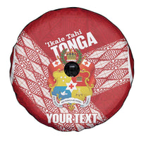 Tonga Rugby Custom Spare Tire Cover Go ʻIkale Tahi Go Tongan Tapa Cloth