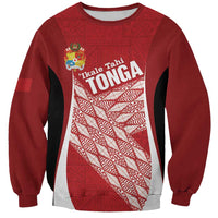 Tonga Rugby Custom Sweatshirt Go ʻIkale Tahi Go Tongan Tapa Cloth
