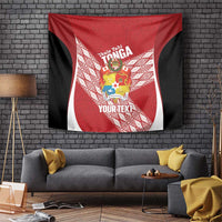 Tonga Rugby Custom Tapestry Go ʻIkale Tahi Go Tongan Tapa Cloth