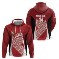 Tonga Rugby Custom Zip Hoodie Go ʻIkale Tahi Go Tongan Tapa Cloth