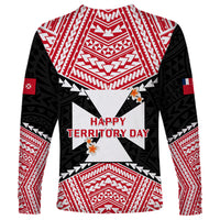 29 July Wallis And Futuna Territory Day Long Sleeve Shirt Polynesian Tribal Pattern LT14 - Polynesian Pride