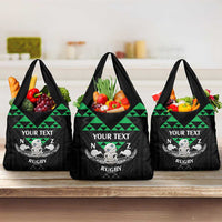 Personalised Aotearoa Rugby Grocery Bag New Zealand Maori Kete Matauranga Pattern