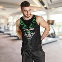 Personalised Aotearoa Rugby Men Tank Top New Zealand Maori Kete Matauranga Pattern