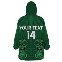 Custom Aotearoa Rugby Wearable Blanket Hoodie New Zealand Maori Kete Poutama Pattern LT14 - Polynesian Pride