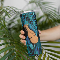 Kotiate New Zealand Skinny Tumbler Maori Weapon Paua Shell Haka Fern LT14 - Polynesian Pride