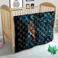 Maripi New Zealand Quilt Maori Weapon Paua Shell Haka Fern