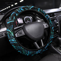 Maripi New Zealand Steering Wheel Cover Maori Weapon Paua Shell Haka Fern