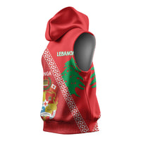 Tonga And Lebanon Sleeveless Hoodie 2026 Together Half Style