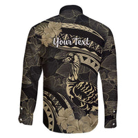 Personalised Hawaii Nene Goose Family Matching Summer Maxi Dress and Hawaiian Shirt Hawaiian Map Hibiscus Polynesian Art - Beige