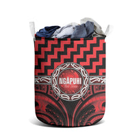 Aotearoa Ngapuhi Laundry Basket Maori Iwi Poutama Puhoro Tattoo