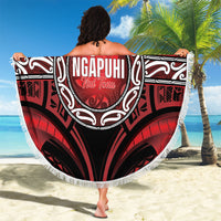 Aotearoa Ngapuhi Beach Blanket Maori Iwi Poutama Puhoro Tattoo