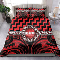 Aotearoa Ngapuhi Bedding Set Maori Iwi Poutama Puhoro Tattoo