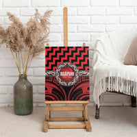 Aotearoa Ngapuhi Canvas Wall Art Maori Iwi Poutama Puhoro Tattoo