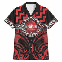 Aotearoa Ngapuhi Personalised Hawaiian Shirt Maori Iwi Poutama Puhoro Tattoo