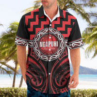 Aotearoa Ngapuhi Personalised Hawaiian Shirt Maori Iwi Poutama Puhoro Tattoo