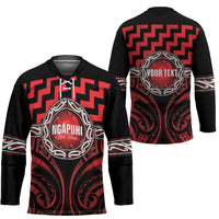 Aotearoa Ngapuhi Personalised Hockey Jersey Maori Iwi Poutama Puhoro Tattoo