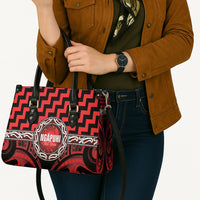 Aotearoa Ngapuhi Leather Bag Maori Iwi Poutama Puhoro Tattoo