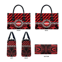 Aotearoa Ngapuhi Leather Bag Maori Iwi Poutama Puhoro Tattoo