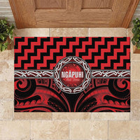 Aotearoa Ngapuhi Rubber Doormat Maori Iwi Poutama Puhoro Tattoo