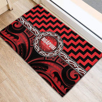 Aotearoa Ngapuhi Rubber Doormat Maori Iwi Poutama Puhoro Tattoo
