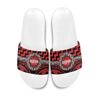 Aotearoa Ngapuhi Slide Sandals Maori Iwi Poutama Puhoro Tattoo