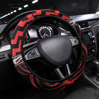 Aotearoa Ngapuhi Steering Wheel Cover Maori Iwi Poutama Puhoro Tattoo