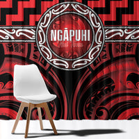 Aotearoa Ngapuhi Window Curtain Maori Iwi Poutama Puhoro Tattoo