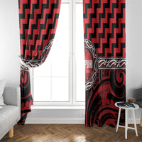 Aotearoa Ngapuhi Window Curtain Maori Iwi Poutama Puhoro Tattoo