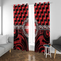 Aotearoa Ngapuhi Window Curtain Maori Iwi Poutama Puhoro Tattoo