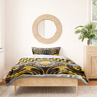 Aotearoa Ngati Porou Bedding Set Maori Iwi Poutama Puhoro Tattoo