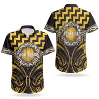 Aotearoa Ngati Porou Personalised Couples Matching Summer Maxi Dress and Hawaiian Shirt Maori Iwi Poutama Puhoro Tattoo