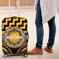 Aotearoa Ngati Porou Luggage Cover Maori Iwi Poutama Puhoro Tattoo