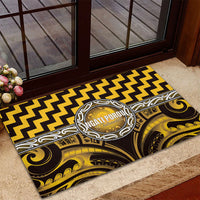 Aotearoa Ngati Porou Rubber Doormat Maori Iwi Poutama Puhoro Tattoo