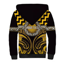 Aotearoa Ngati Porou Personalised Sherpa Hoodie Maori Iwi Poutama Puhoro Tattoo